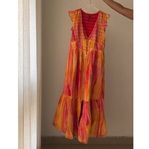 Anthropologie Peregrine Midi Dress Ombre